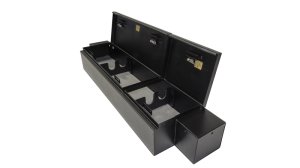 Ram 1500 Underseat Lockbox - Rear - Tuffy Products - Standard Key - Black - `19-`24